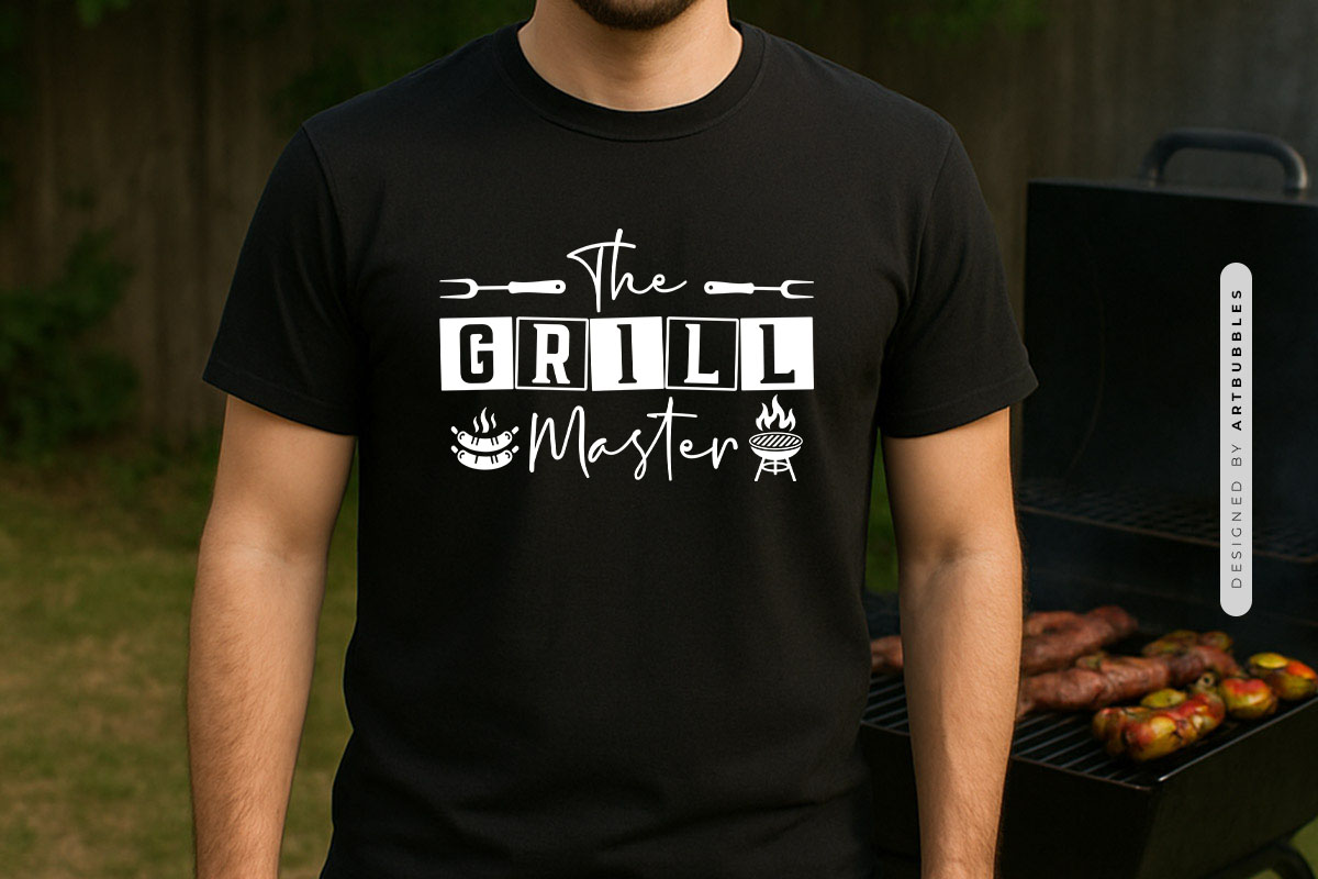 The Grill Master Cricut SVG Tshirt Mockup Image.jpg