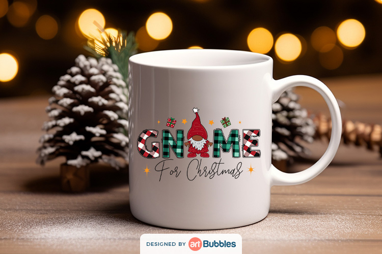 Gnome for Christmas, Ready to Press Sublimation Transfers Preview 02.jpg