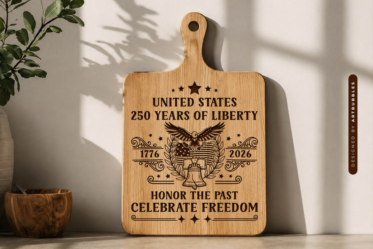 USA 250th Anniversary Cutting Board SVG Image 2.jpg