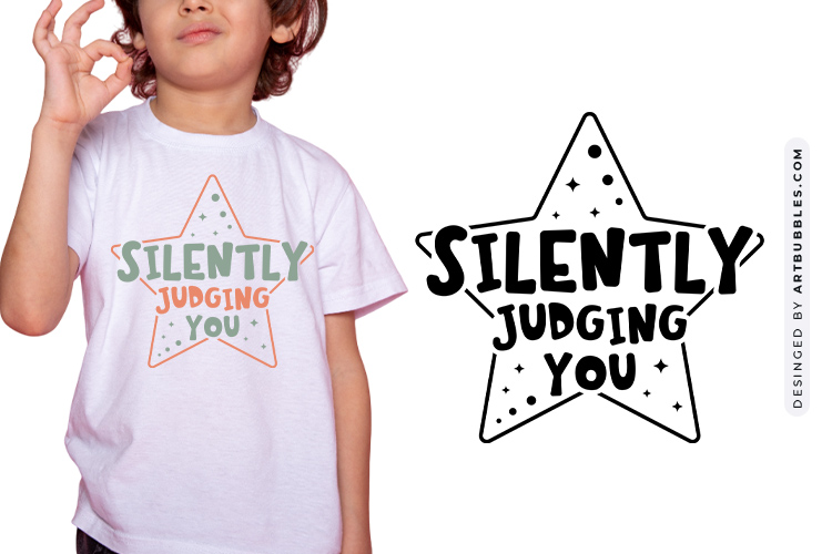 Cute Baby SVG Cut File - Silently Judging You Image.jpg