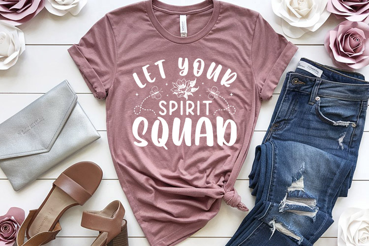 Let Your Spirit Squad - Free Butterfly SVG Cut File Shirt Mockup Image.jpg