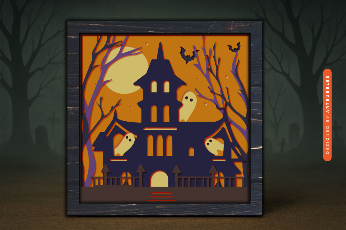 Cricut Halloween Shadow Box SVG Cut File Image 3.jpg