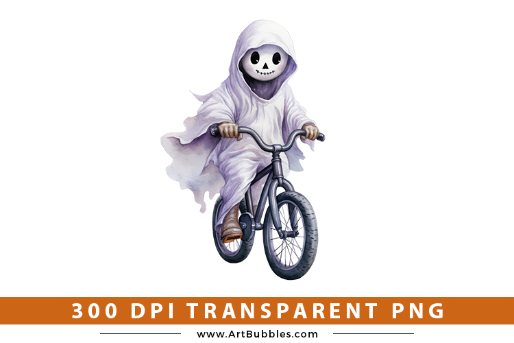 Cute Baby Spooky Ghost Sublimation Clipart
