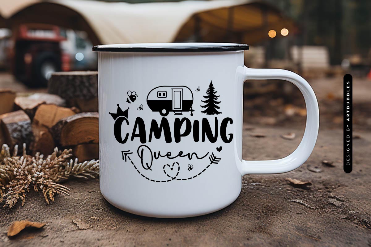 Camping Queen SVG for Cricut and Silhouette Mug Mockup Image.jpg