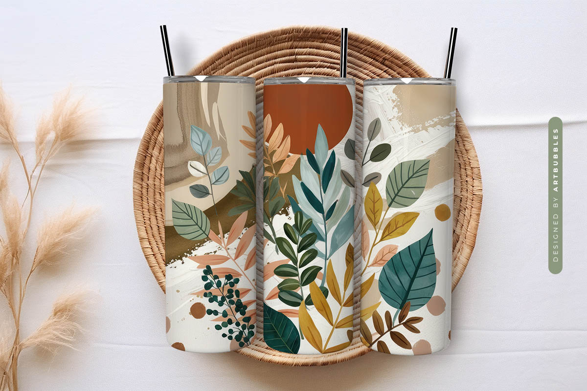 Boho 20oz Skinny Tumbler Wrap Sublimation
