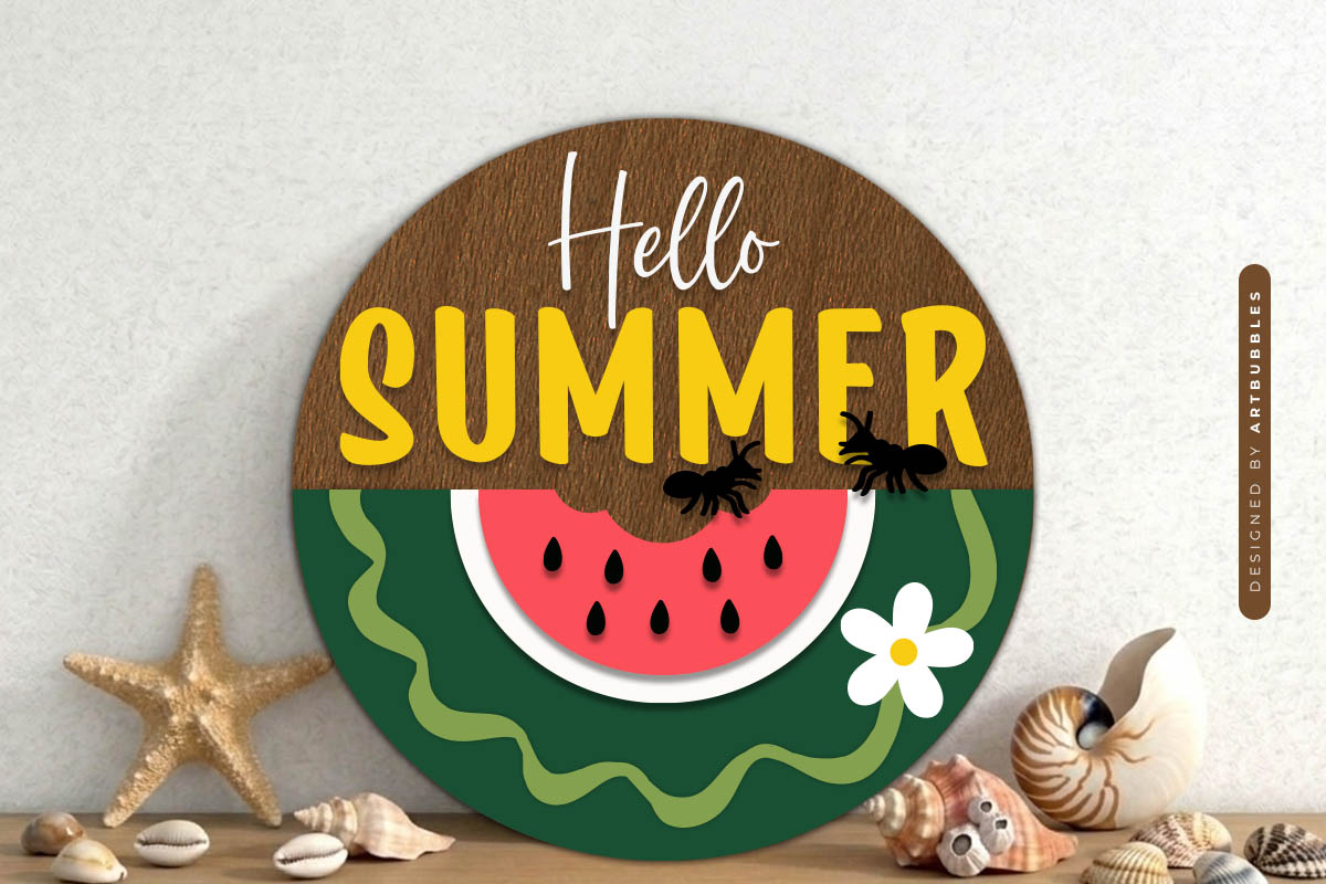 Watermelon Hello Summer Door Sign SVG Image.jpg