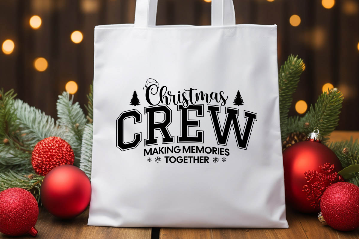 Christmas Crew Making Memories Together SVG Tote bag Mockup Image.jpg