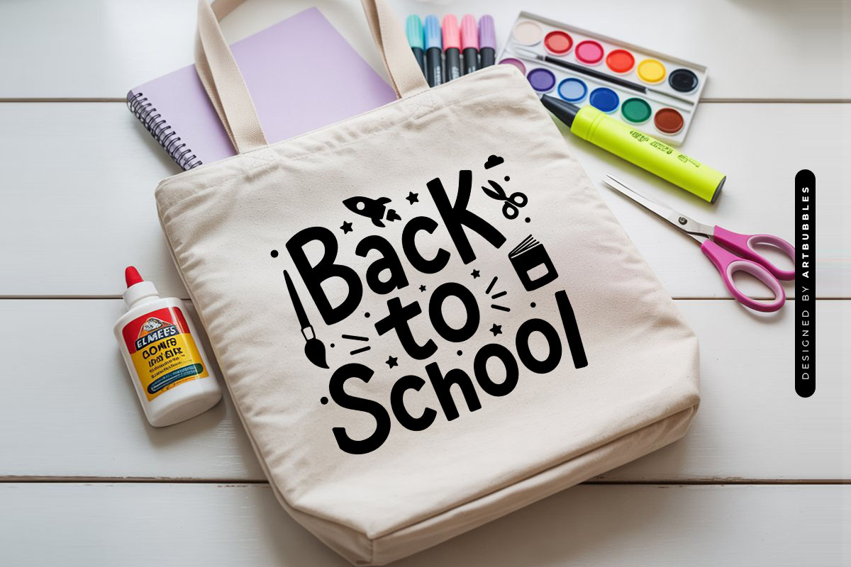 Back to School SVG for Cricut and Silhouette Tote Mockup Image.jpg