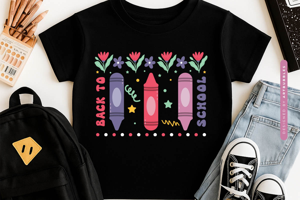 Retro Back to School Sublimation Transfer Tshirt Mockup Image.jpg