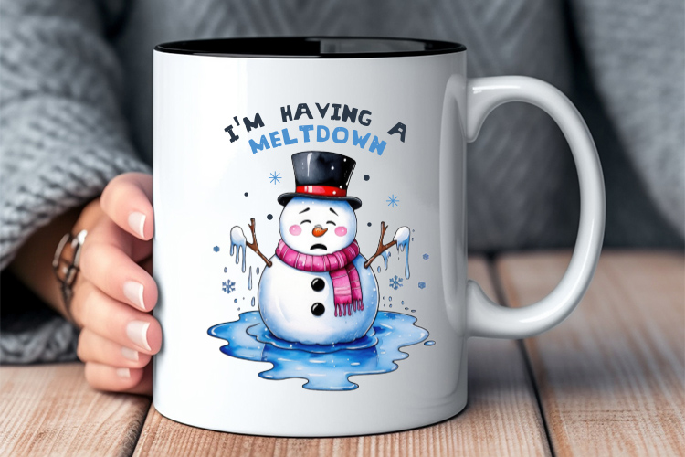 I'm Having A Meltdown - Cozy Winter Sublimation Mug Mockup Image.jpg