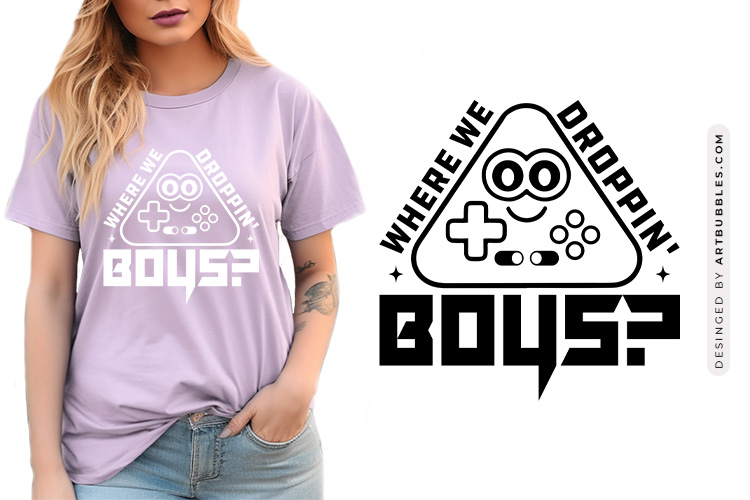 Where We Droppin' Boys - Funny Gaming SVG