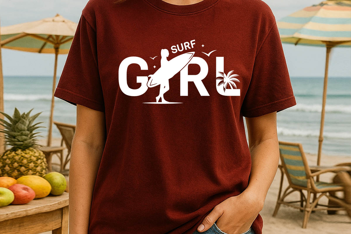 Surf Girl - Summer SVG Cutting File Shirt Mockup Image.jpg