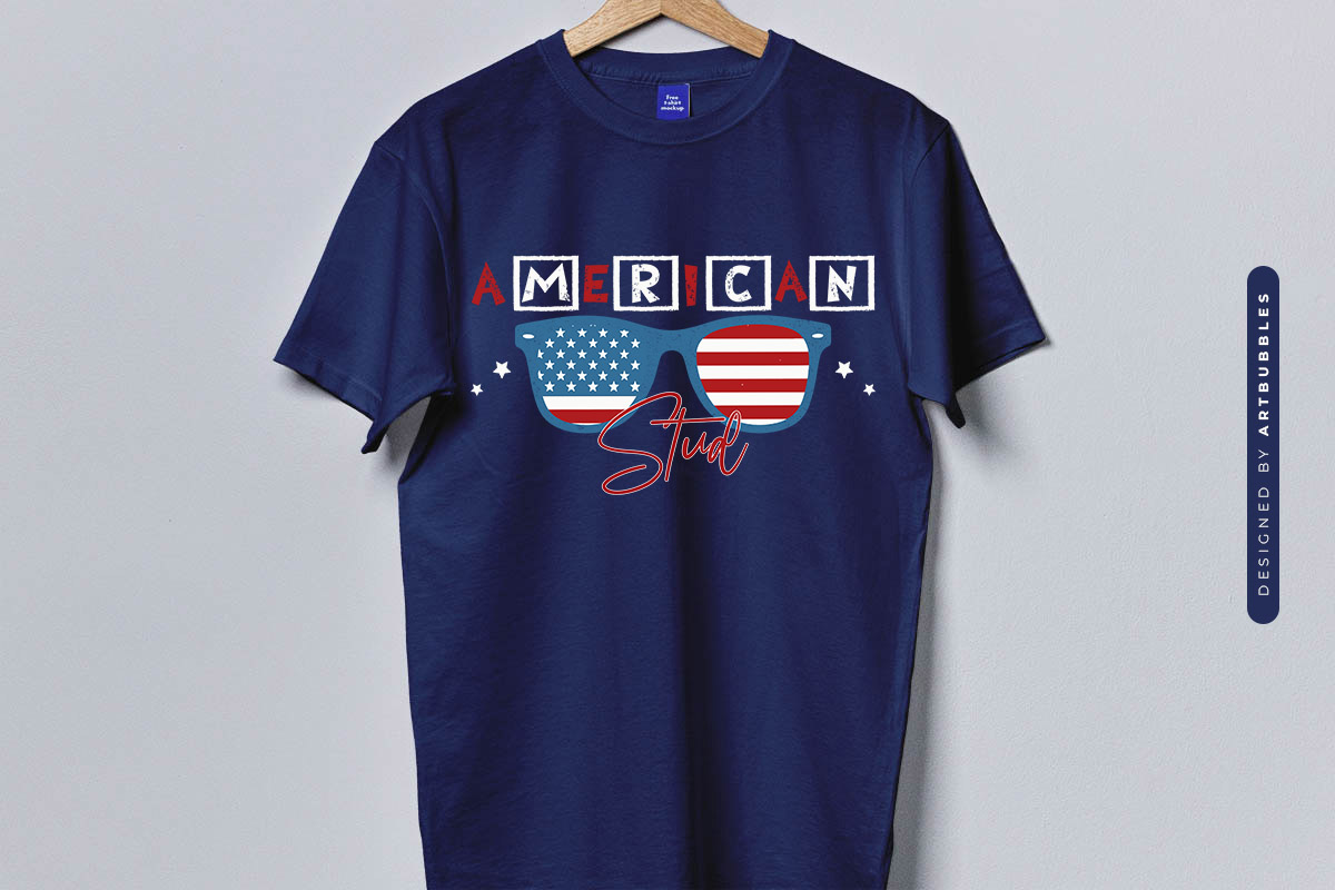 American Stud - 4th of July Sublimation Design T-shirt Mockup Image.jpg