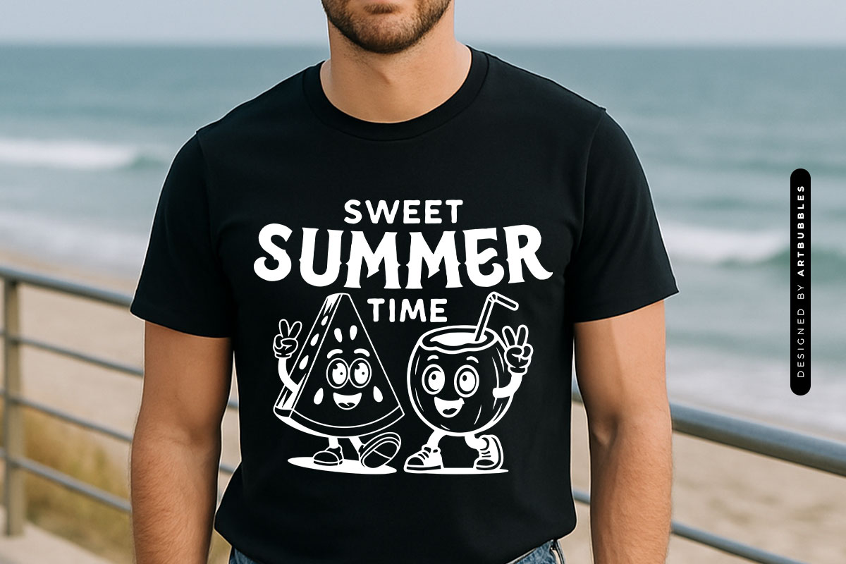 Sweet Summer Time SVG Funny Tshirt Mockup Image.jpg