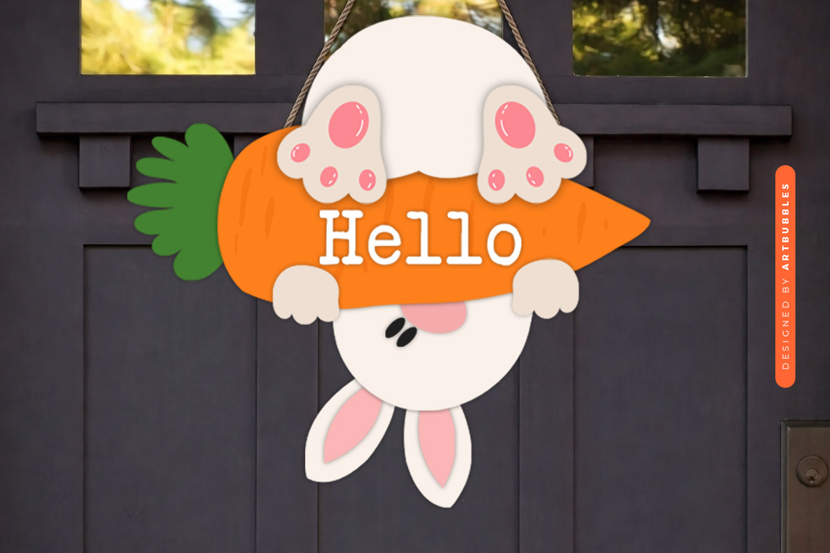 Funny Easter Bunny Door Hanger SVG Image 2.jpg