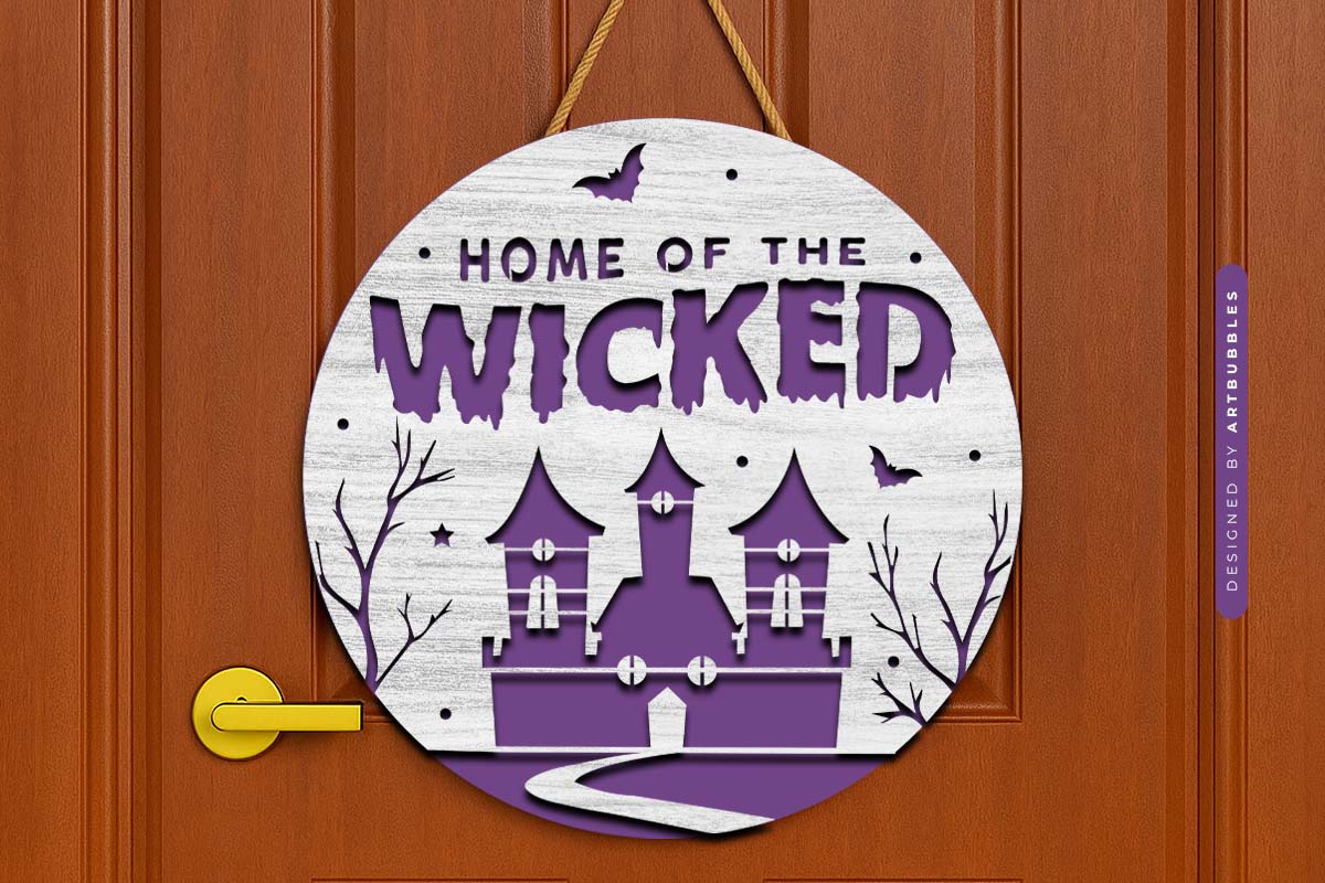 Halloween Door Hanger SVG Laser Cut File Image 3.jpg