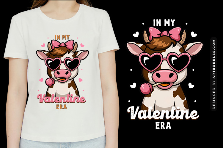 Retro In My Valentine Era PNG Sublimation Design