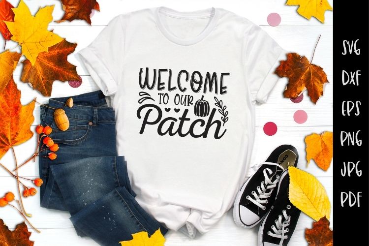 Welcome to Our Patch - Snoopy Fall SVG 