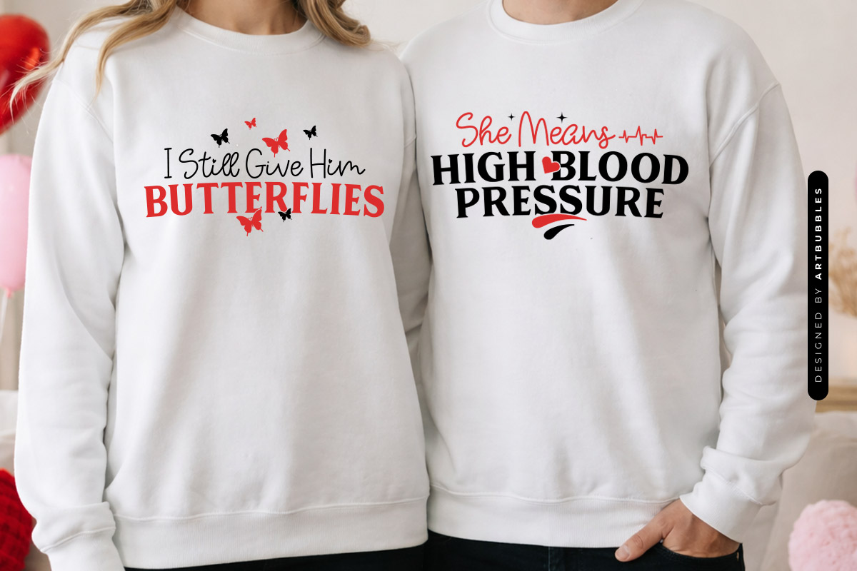 Couple Valentine's Day SVG Design