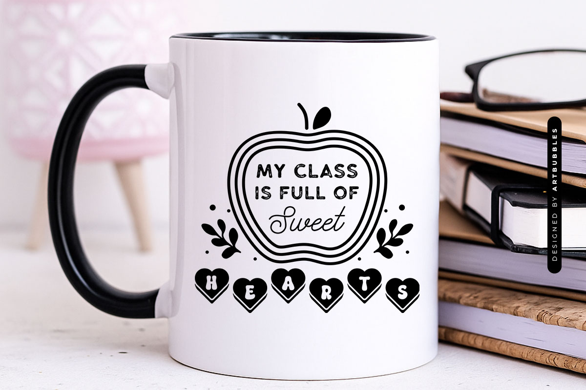 My Class is Full of Sweethearts - Teacher Floral SVG Mug Mockup Image.jpg
