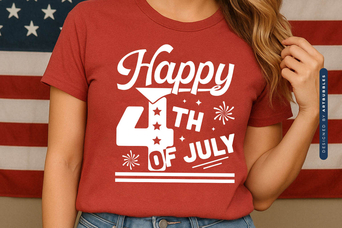 Happy 4th of July SVG Tshirt Mockup Image.jpg