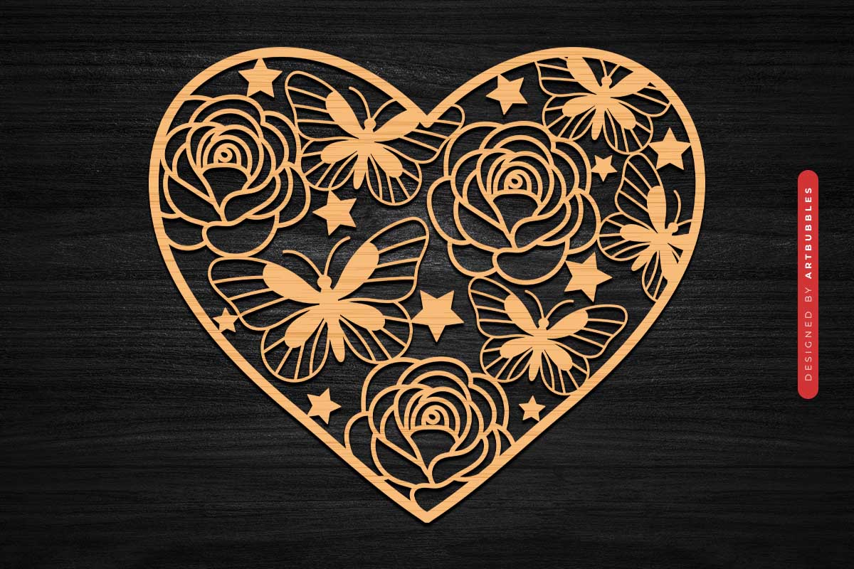 Laser Cut Valentines Heart SVG Bundle Image 4.jpg