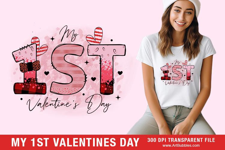 My 1st Valentine's Day, Cute Valentines Shirts