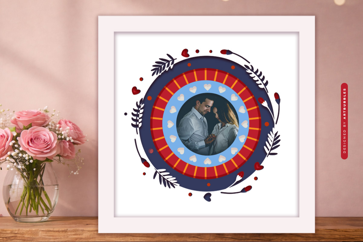 Layered Valentine Custom Photo Shadow Box SVG Image.jpg