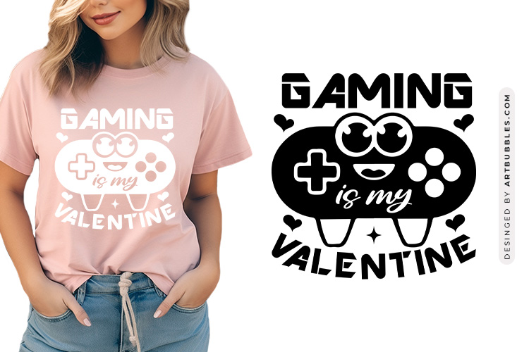 Gaming is My Valentine SVG for Cricut Image.jpg