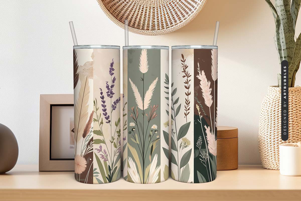 20oz Skinny Tumbler Wrap Sublimation Design Image 2.jpg