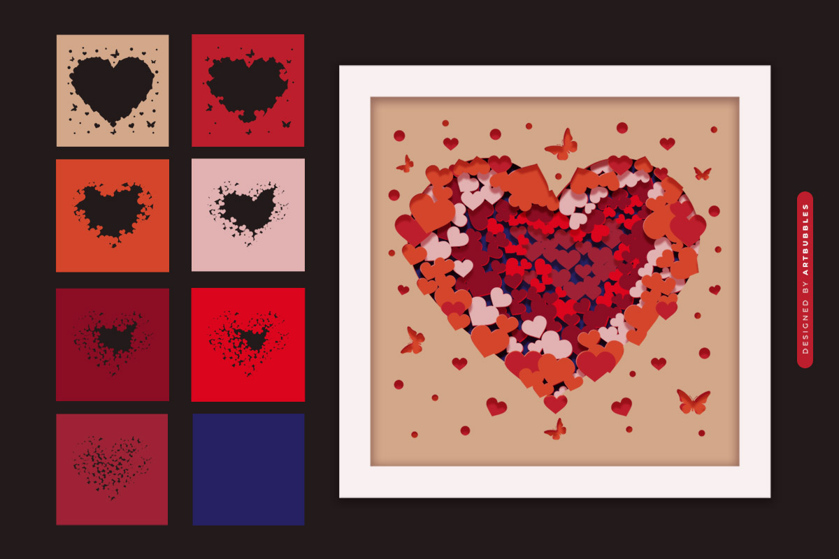 Valentine Layered Heart Shadow Box SVG Image 2.jpg