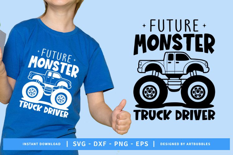 Future Monster Truck Driver SVG Cutting File Image.jpg