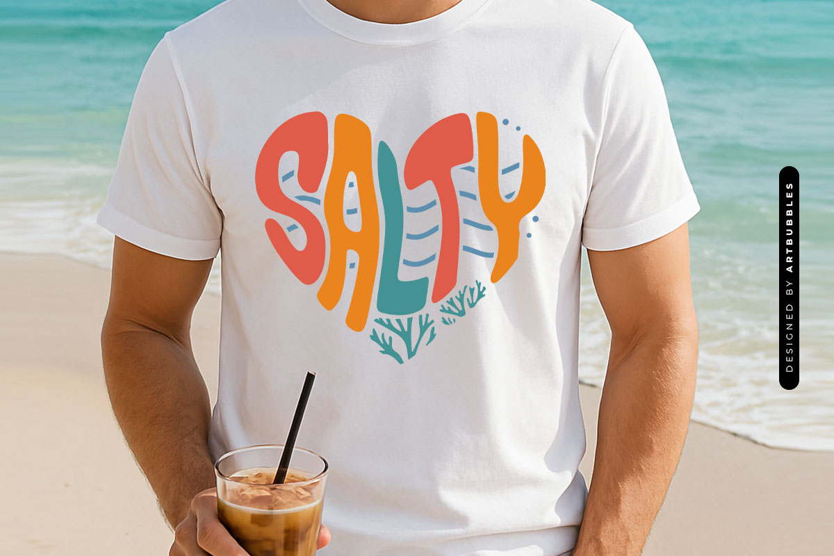 Salty - Summer SVG for Cricut and Silhouette