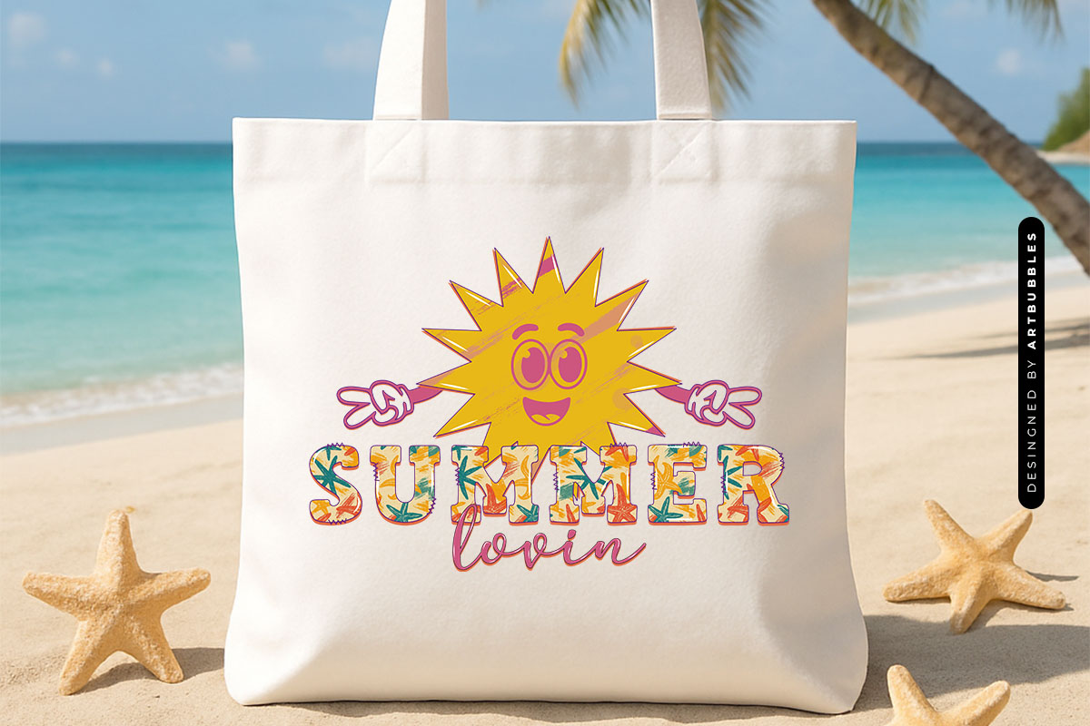 Summer Lovin Sublimation Design Tote Bag Mockup Image.jpg