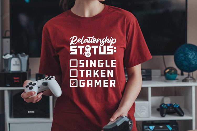 Relationship Status Single Taken Gamer SVG Tee Mockup Image.jpg