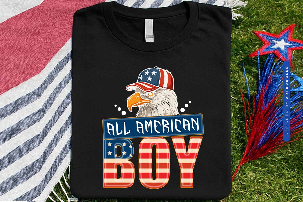 All American Boy - 4th of July Sublimation
