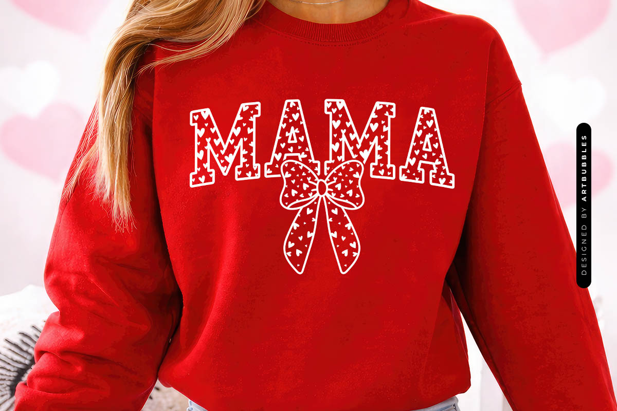 Coquette Mama Valentine's Day SVG Sweatshirt Mockup image.jpg