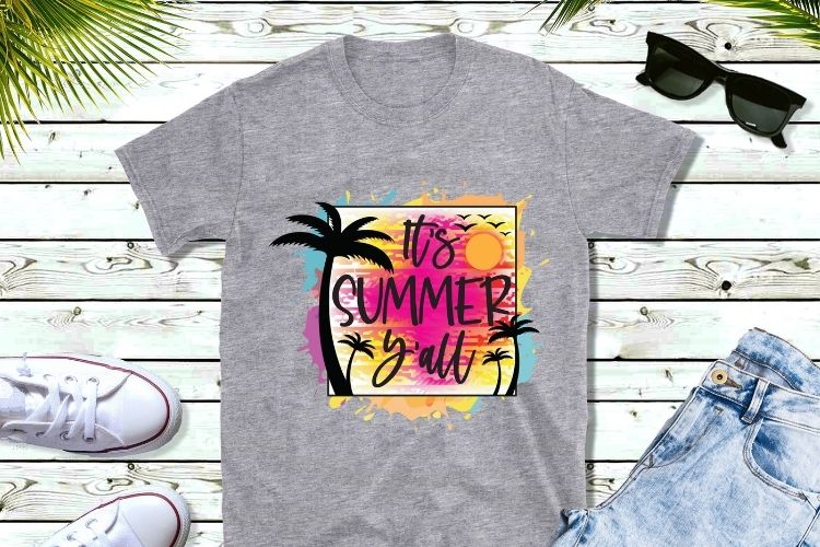 It's Summer Y'all Sublimation Transfer Shirt Mockup image.jpg