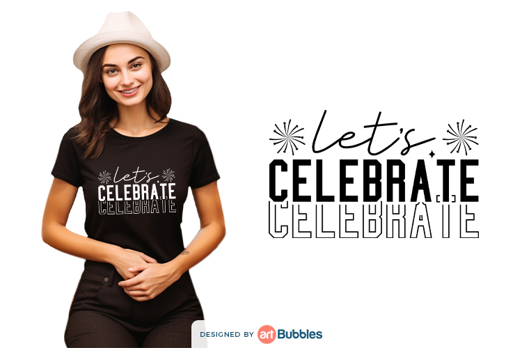 Let's Celebrate SVG, New Year's Eve Shirt Design Preview 01.jpg