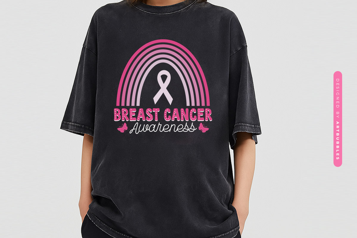 Coquette Breast Cancer Awareness Sublimation Design Shirt Mockup Image.jpg
