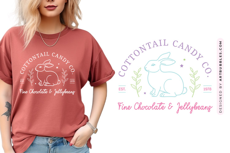 Cottontail Candy Co - Easter Farmhouse SVG