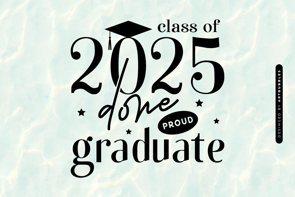 Class of 2025 Done Proud graduate SVG Vector Image.jpg
