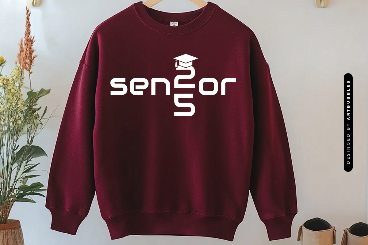 Senior 2025 - Graduation SVG File Sweatshirt Mockup Image.jpg