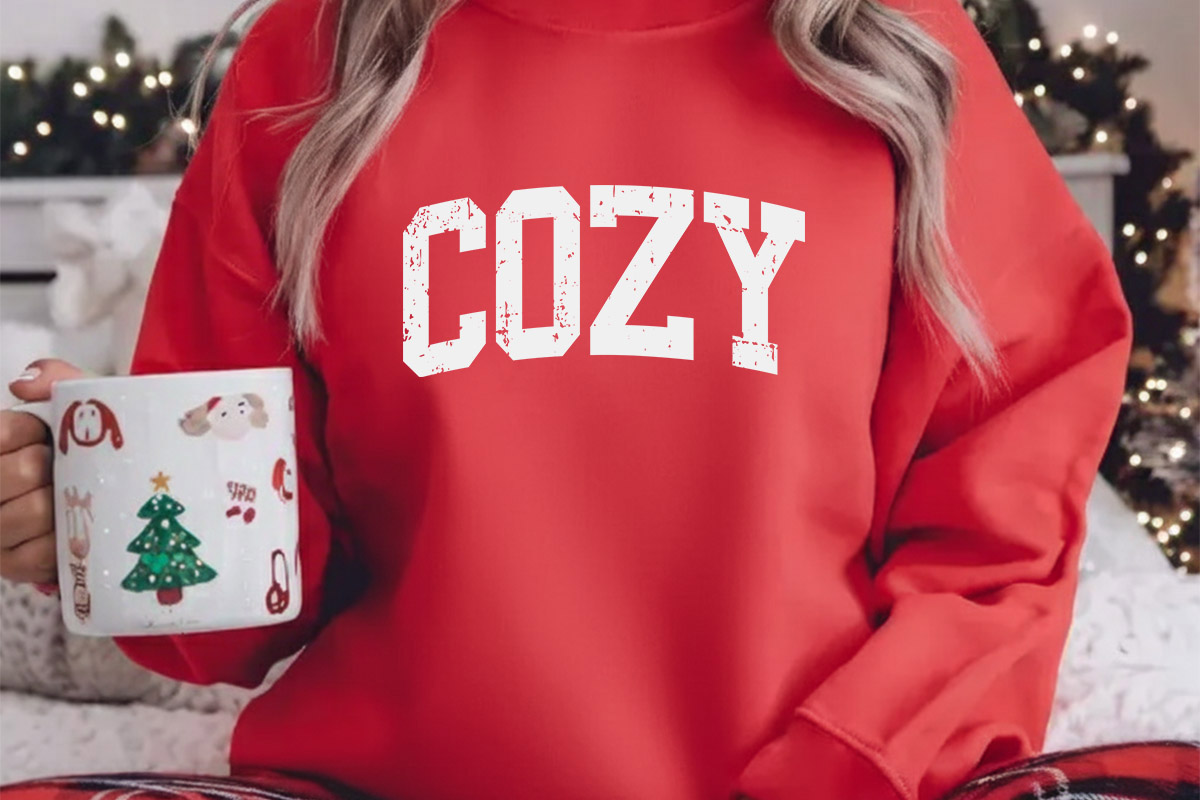 Cozy Winter SVG Design Creckneck Shirt Mockup Image.jpg