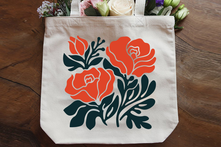 Abstract Rose Flower Art SVG Cut File Tote bag Mockup Image.jpg