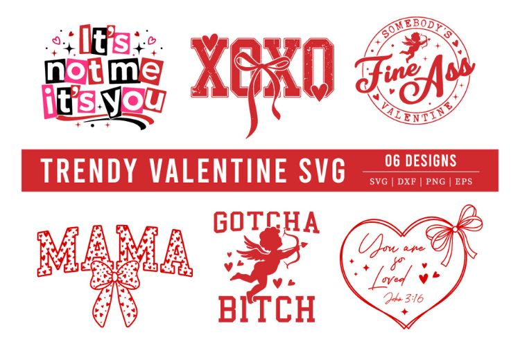 Happy Valentine's Day SVG Bundle