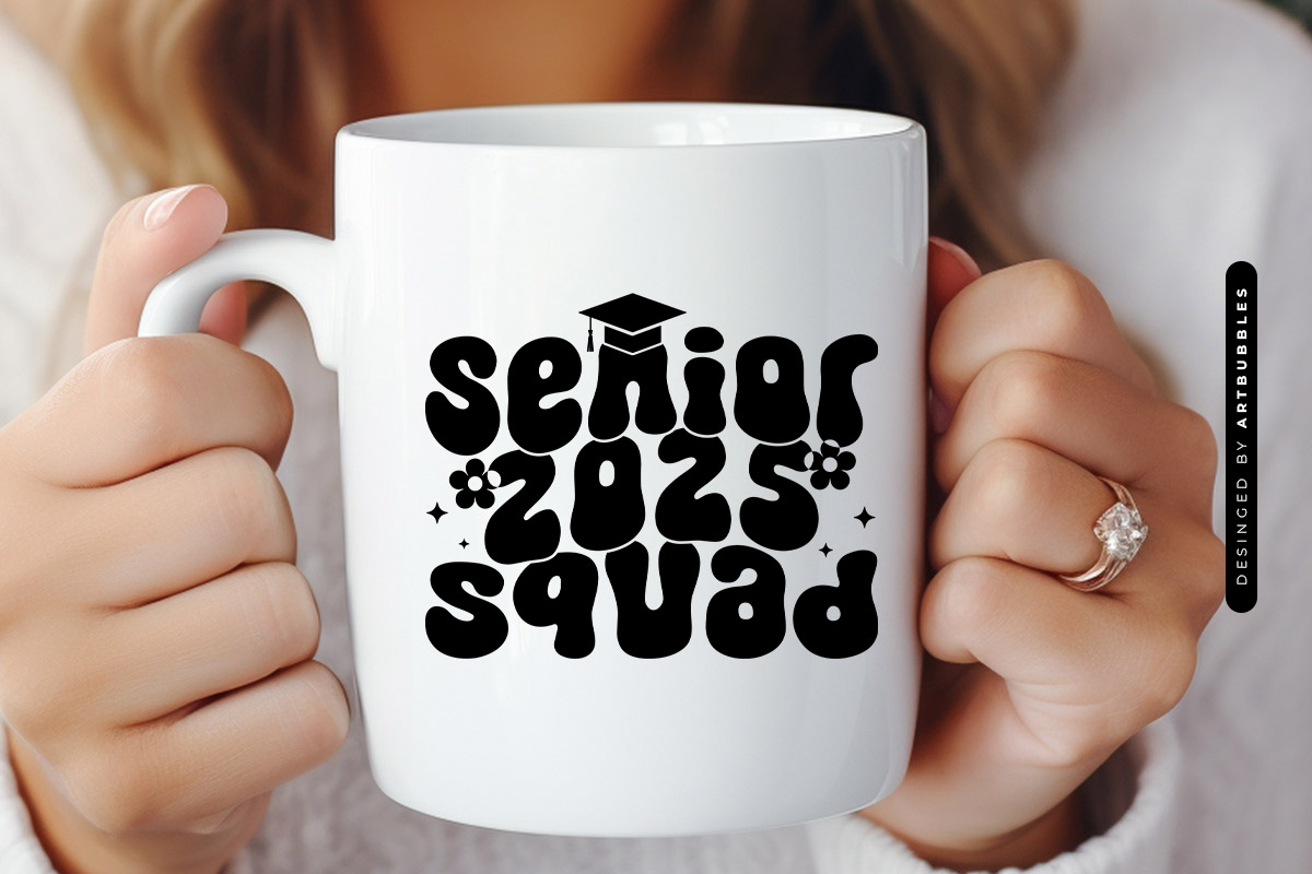 Senior 2025 Squad - Retro Graduation SVG Mug Mockup Image.jpg
