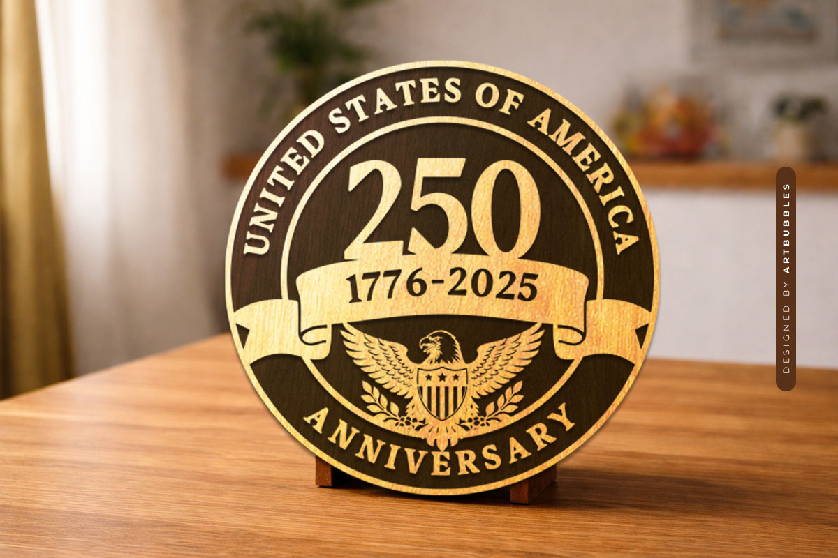 USA 250th Anniversary SVG Laser Cut File Image 2.jpg