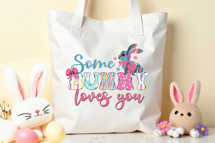 Some Bunny Loves You - Easter Sublimation Design Tote Mockup Image.jpg