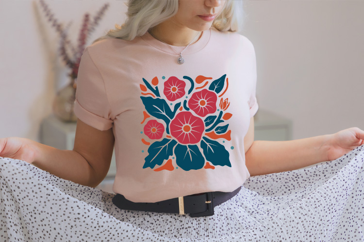 Boho Flower SVG Abstract Shirt Mockup Image.jpg